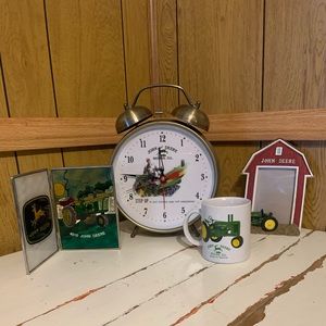Bundle of John Deere Collectible Decor Items